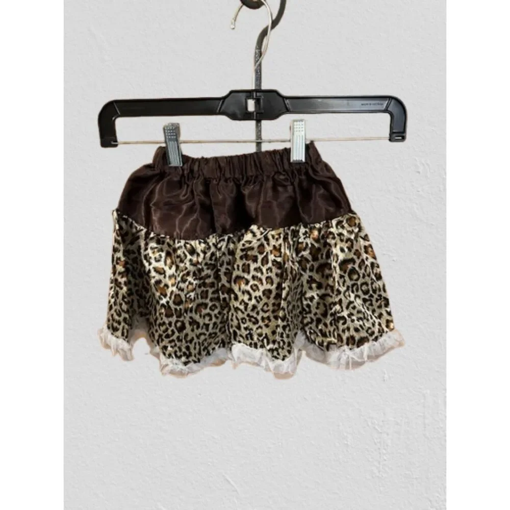 Brown Cheetah 2 pc Petti Outfit  BRCH3T  3T  (I) NWT Boutique